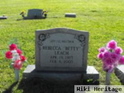 Rebecca "betty" West