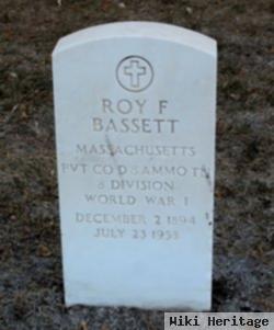 Pvt Roy F Bassett