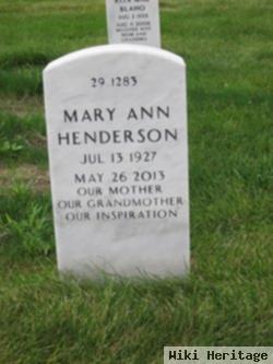Mary Ann Provaznik Henderson