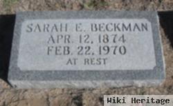 Sarah Elizabeth Finch Beckman