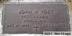 John W Vogt