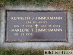 Kenneth J Zimmermann