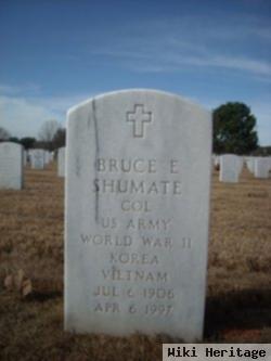 Bruce E Shumate