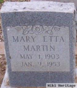 Mary Etta Mills Martin