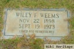 Wiley F Weems