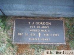 Pvt T J Gordon