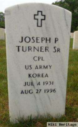 Joseph P Turner, Sr