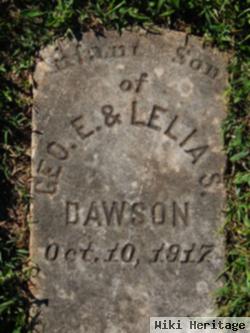 Infant Son Dawson