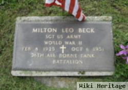 Milton L Beck