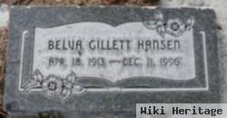 Belva Sarah Gillett Hansen