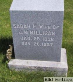 Sarah F Throckmorton Milligan