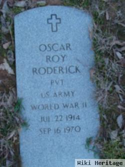 Oscar Roy Roderick