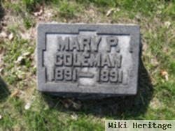 Mary P Coleman