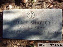 Paul E Shaffer