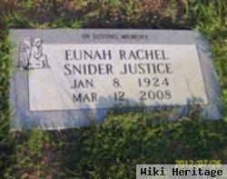 Eunah Rachel Snider Justice