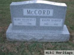 Mary Frances C Spencer Mccord