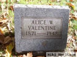 Alice Grace Wright Valentine