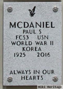 Paul S Mcdaniel