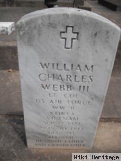 Col William Charles Webb, Iii