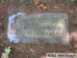 Martha Elizabeth Van Dyke Davidson