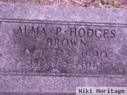 Alma P. Hodges Brown