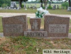 Donnie W Brown