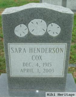 Sara Henderson Cox