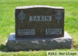 Kenneth E Sabin