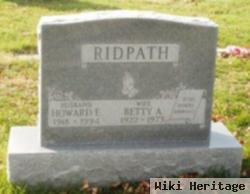 Howard E Ridpath