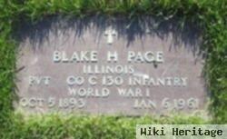 Blake Henry Page