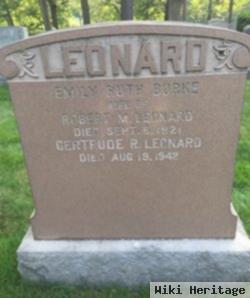 Gertrude R Leonard