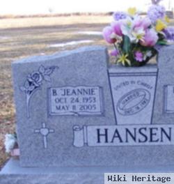 Beverly "jeannie" Pinneo Hansen