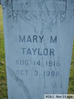 Mary M Taylor