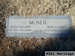 Henry Ballard Mcneil