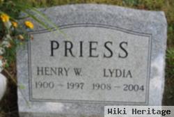 Henry W Priess