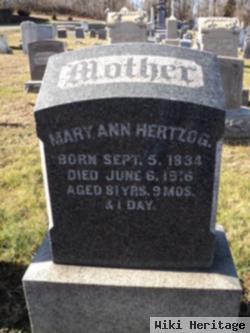 Mary Ann Hertzog