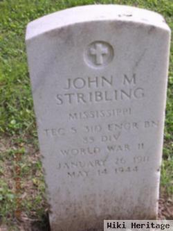 John M Stribling