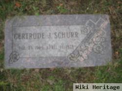 Gertrude J Schurr