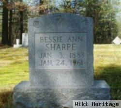 Bessie Ann Sharpe