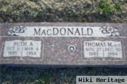 Dr Thomas M. Macdonald