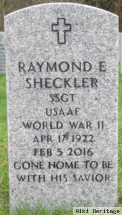 Raymond E Sheckler