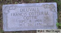 Francis Cotterill Deuvall