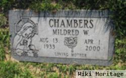 Mildred W Chambers