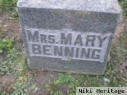 Mary Kiser Benning