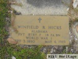 Pvt Winfield Reese Hicks