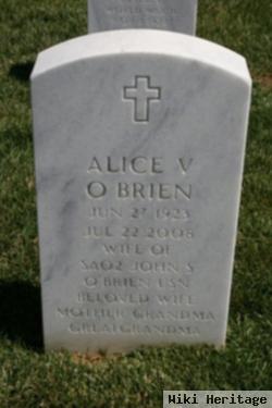 Alice V O'brien