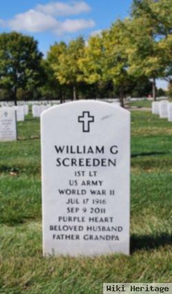 William G Screeden