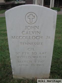 John Calvin Mccolloch, Jr