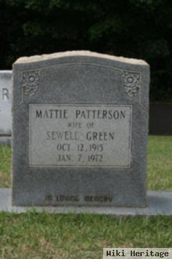 Mattie Mae Patterson Green