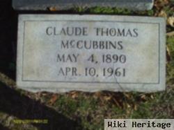 Claude Thomas Mccubbins